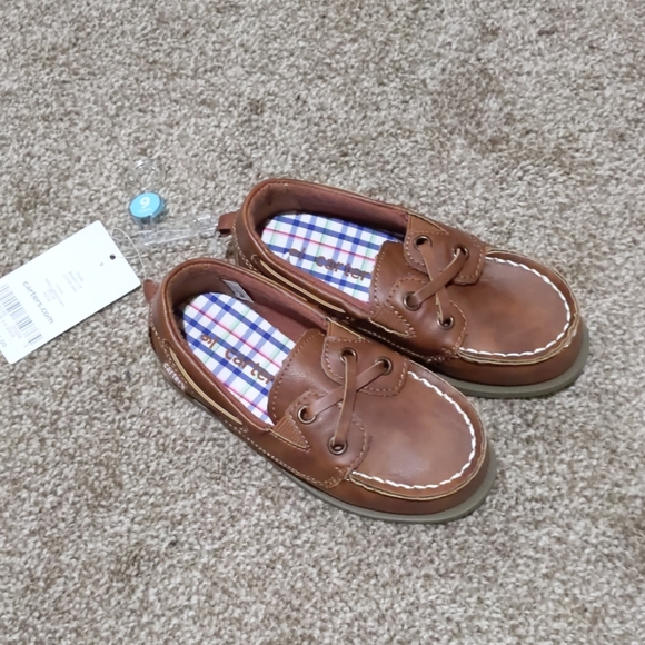 Carter S Shoes Nwt Carters Brown Boat W Socks Poshmark
